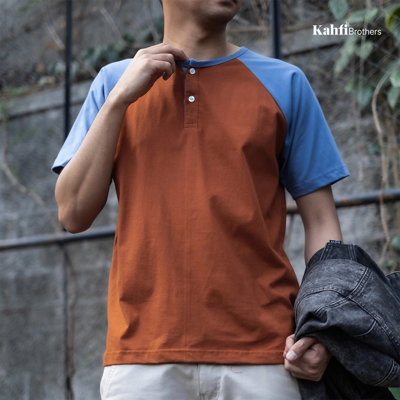 Product image T-shirt Raglan combed - DAN TANGERINE M all variant